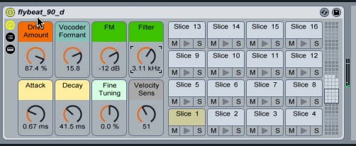 Ableton Live FM Beat Driver Controls