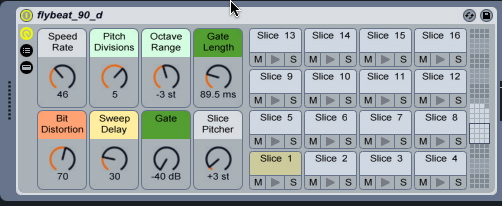 Ableton Live Slicer Dicer Controls