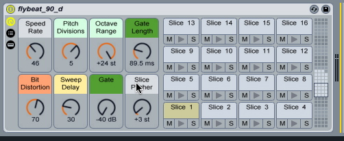 Ableton Live Slow Riser Controls