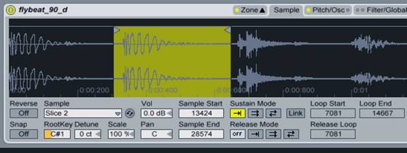 Ableton Live Slice to MIDI function