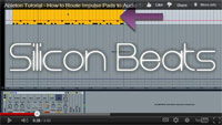 How to route impulse drum pads to audio tracks
