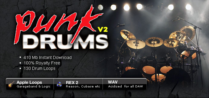 Punk Drum Loops