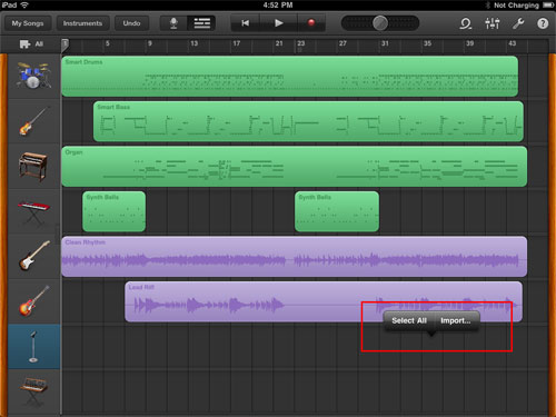Import Audio