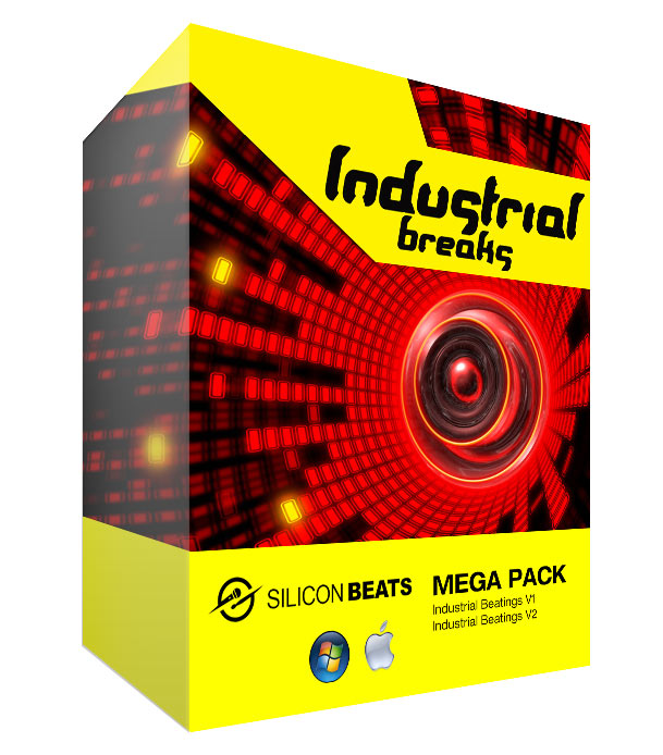 Industrial Drum Loops WAV Files, Rex2 and Apple Loops